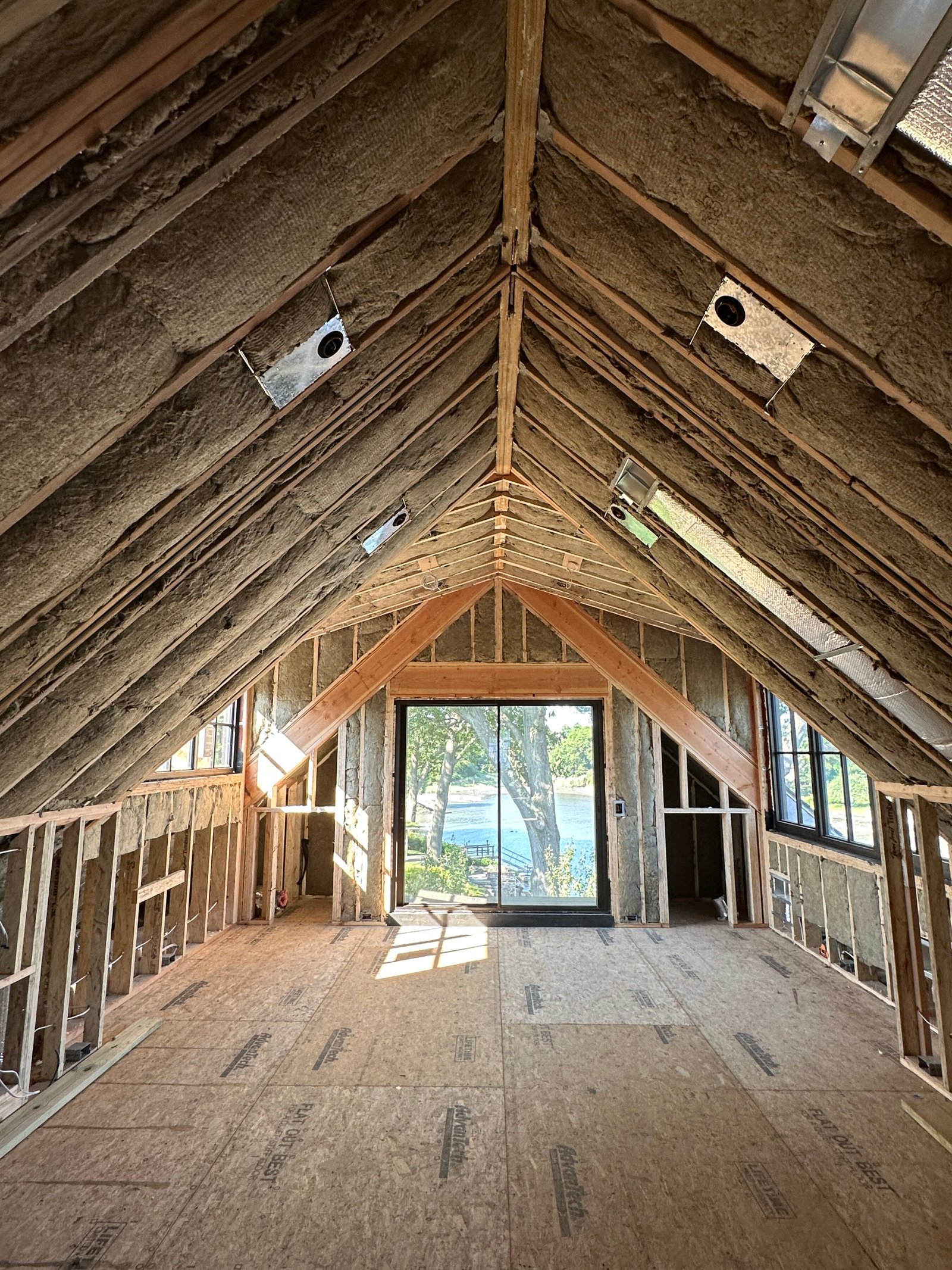 Mineral Wool over Spray Foam in Old Greenwich 2