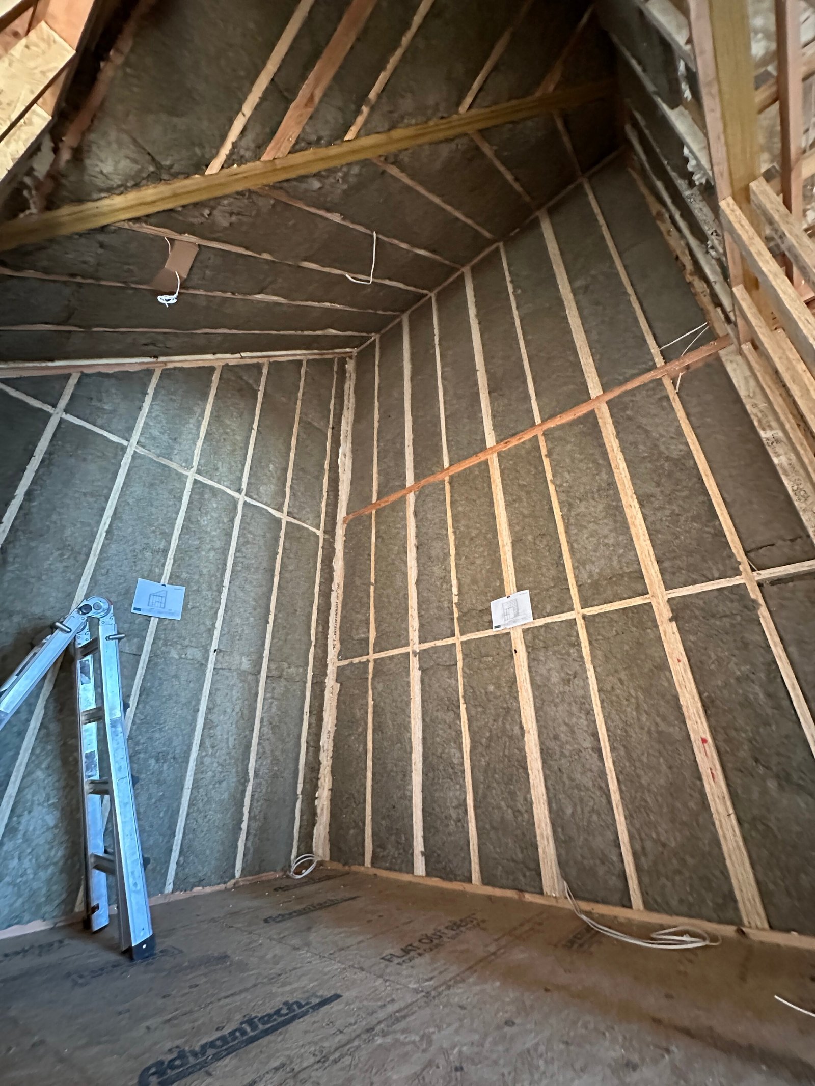 Mineral Wool over Spray Foam in Old Greenwich 4