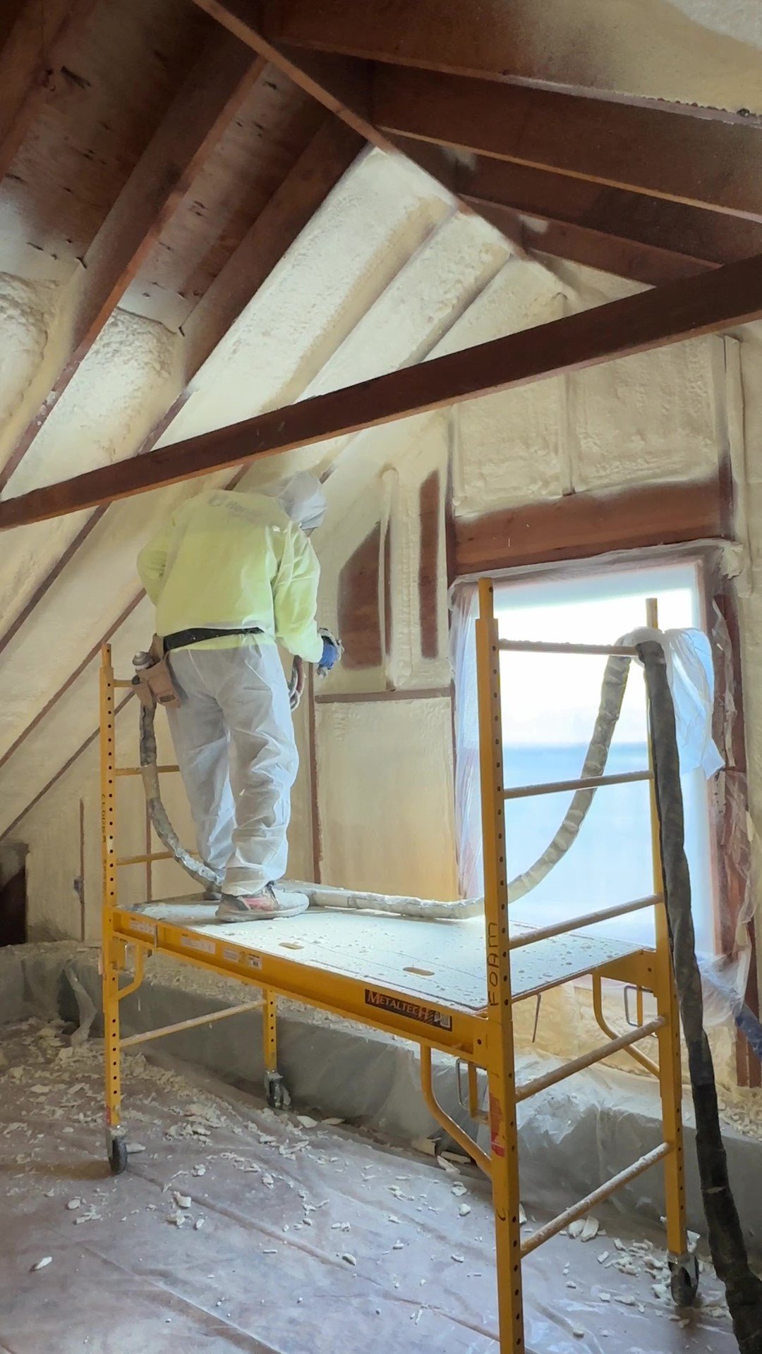 Insulating with Spray Foam in Fairfield Connecticut #1